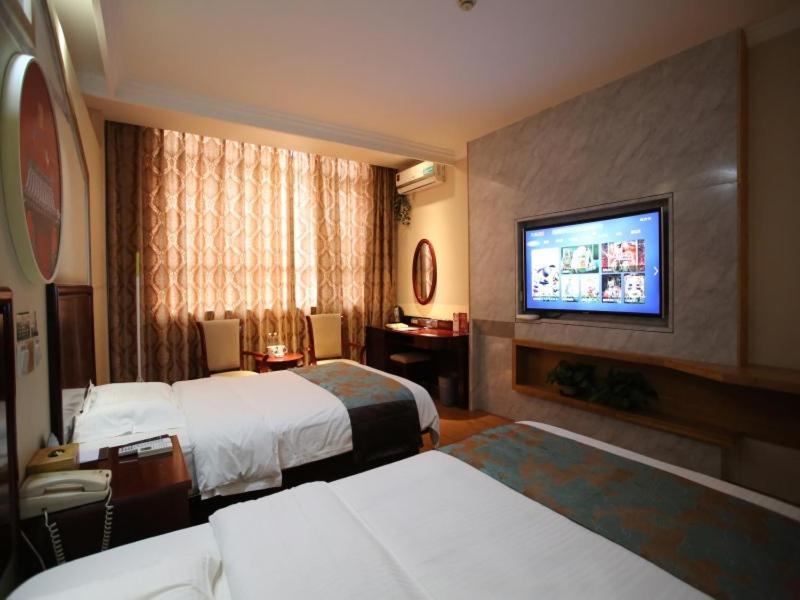 Greentree Inn Jiangsu Wuxi Yangjian Xihu Road Express Hotel Exterior foto